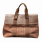 Hermes Valparaiso MM Toile Chevron Tote Bag