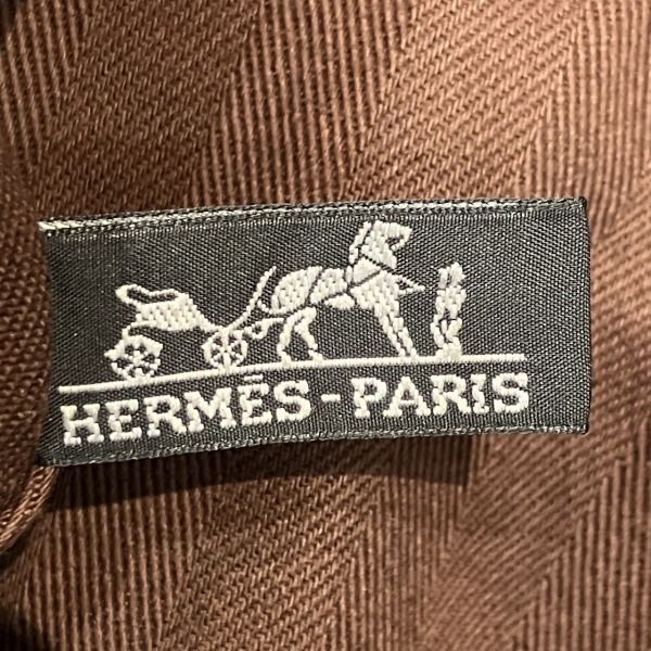 Hermes Valparaiso MM Toile Chevron Tote Bag