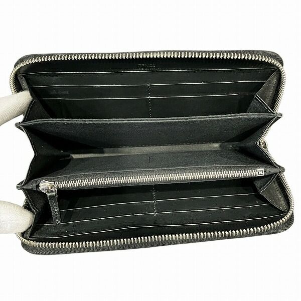Fendi Monster Leather Long Wallet
