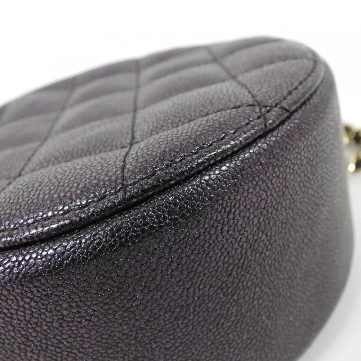 Chanel Timeless Classic Line Iridescent Grained Calf Shoulder Bag