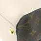 Louis Vuitton On My Side calf leather coated canvas bag