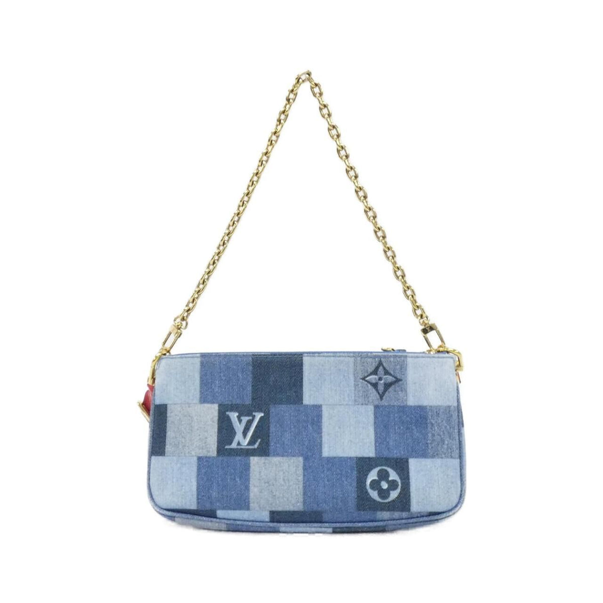 Louis Vuitton Denim Monogram Multi Pochette Accessoires Shoulder Bag