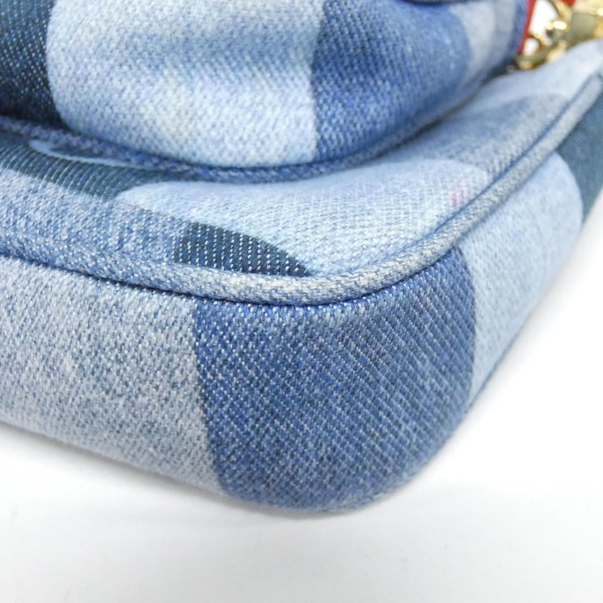 Louis Vuitton Denim Monogram Multi Pochette Accessoires Shoulder Bag