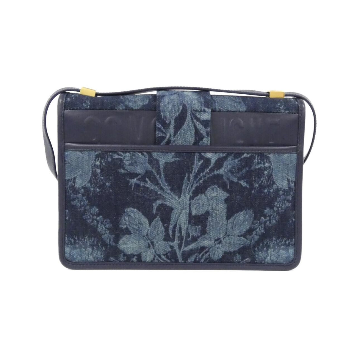 Christian Dior 30 Montaigne Denim Shoulder Bag