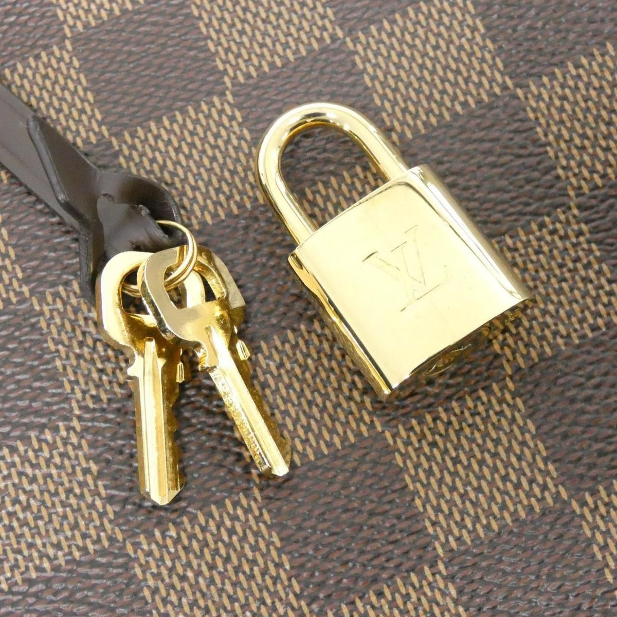 Louis Vuitton Damier Normandy Coated Canvas Handbag