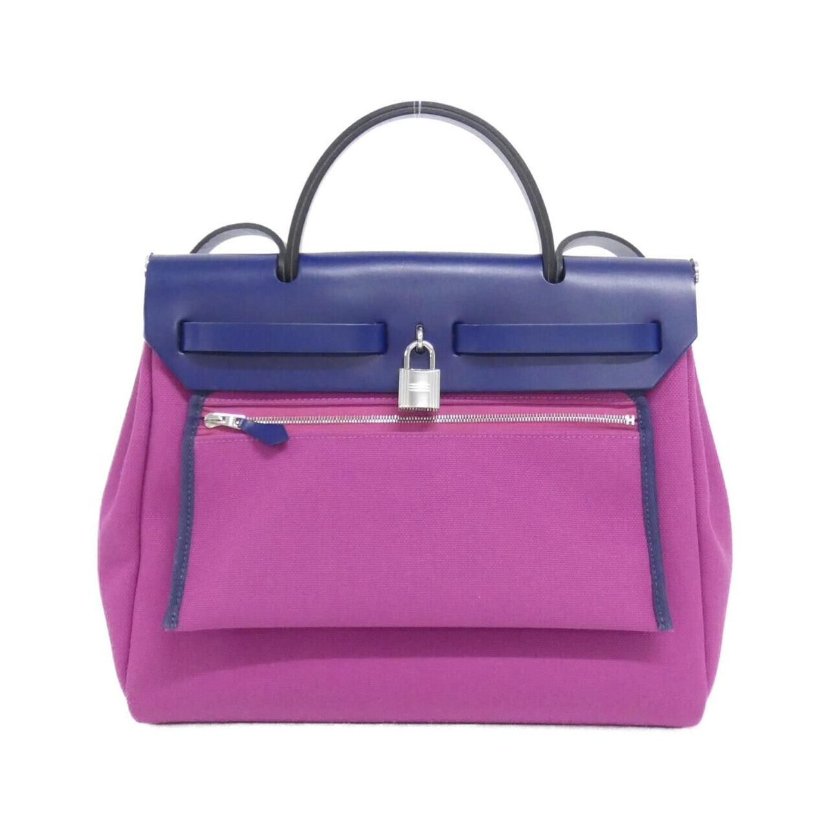 Hermes Herbag Zip PM Canvas Vache Hunter Bag