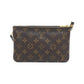 Louis Vuitton Monogram Giant Pochette Double Zip Shoulder Bag