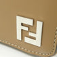 Fendi Coated Canvas Leather Shoulder Bag
