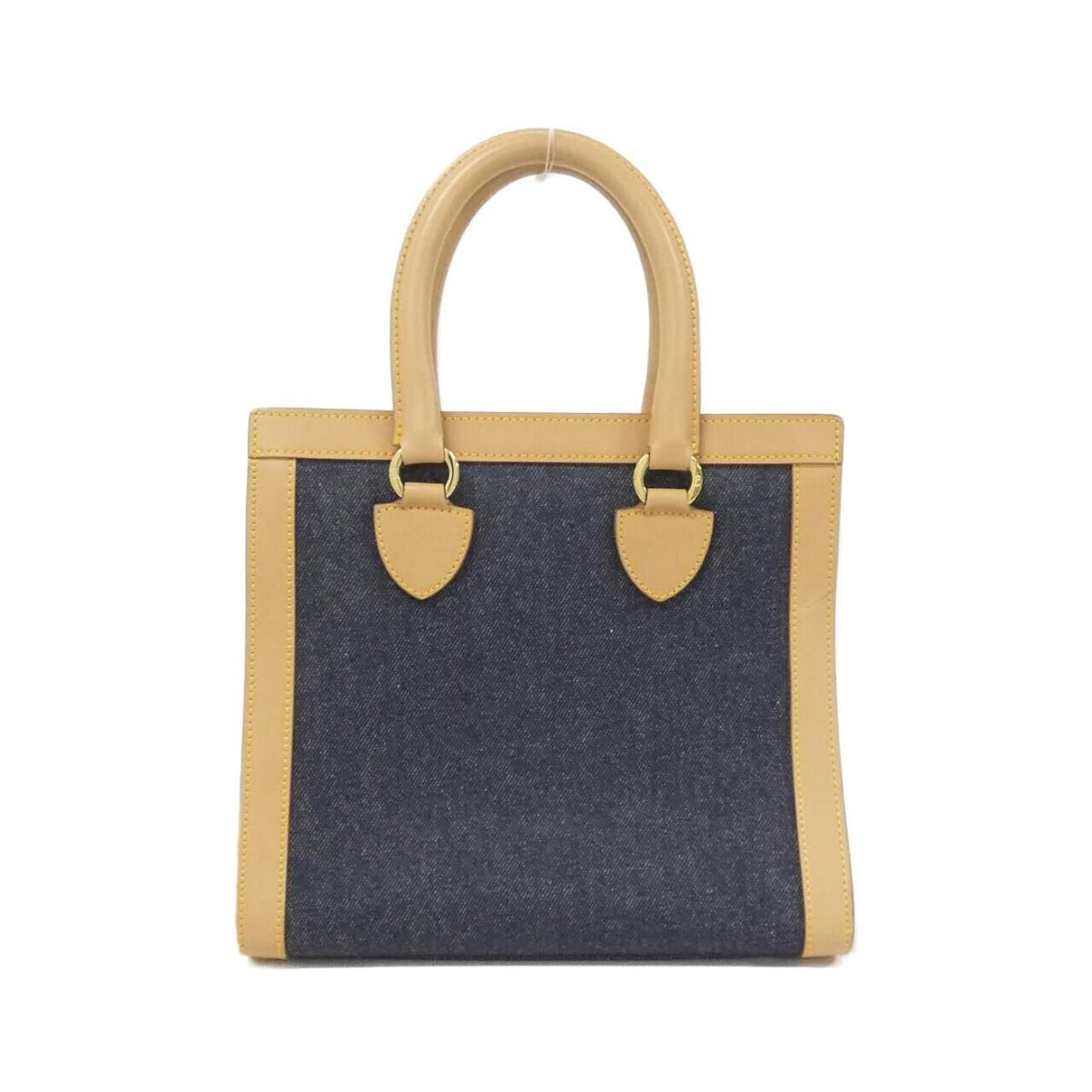 Christian Dior Denim Leather Shoulder Bag