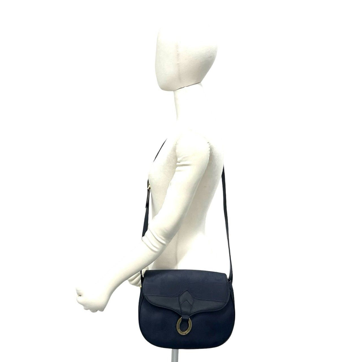 Christian Dior Trotter Leather PVC Shoulder Bag