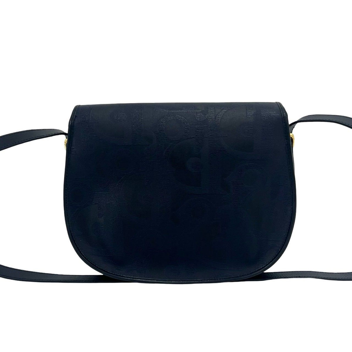 Christian Dior Trotter Leather PVC Shoulder Bag