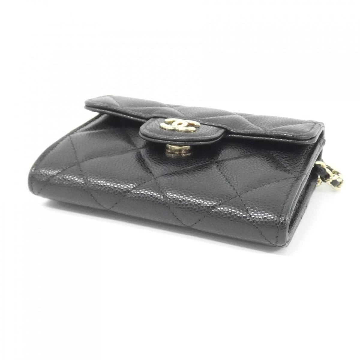 Chanel Timeless Classic Caviar Skin Card Case