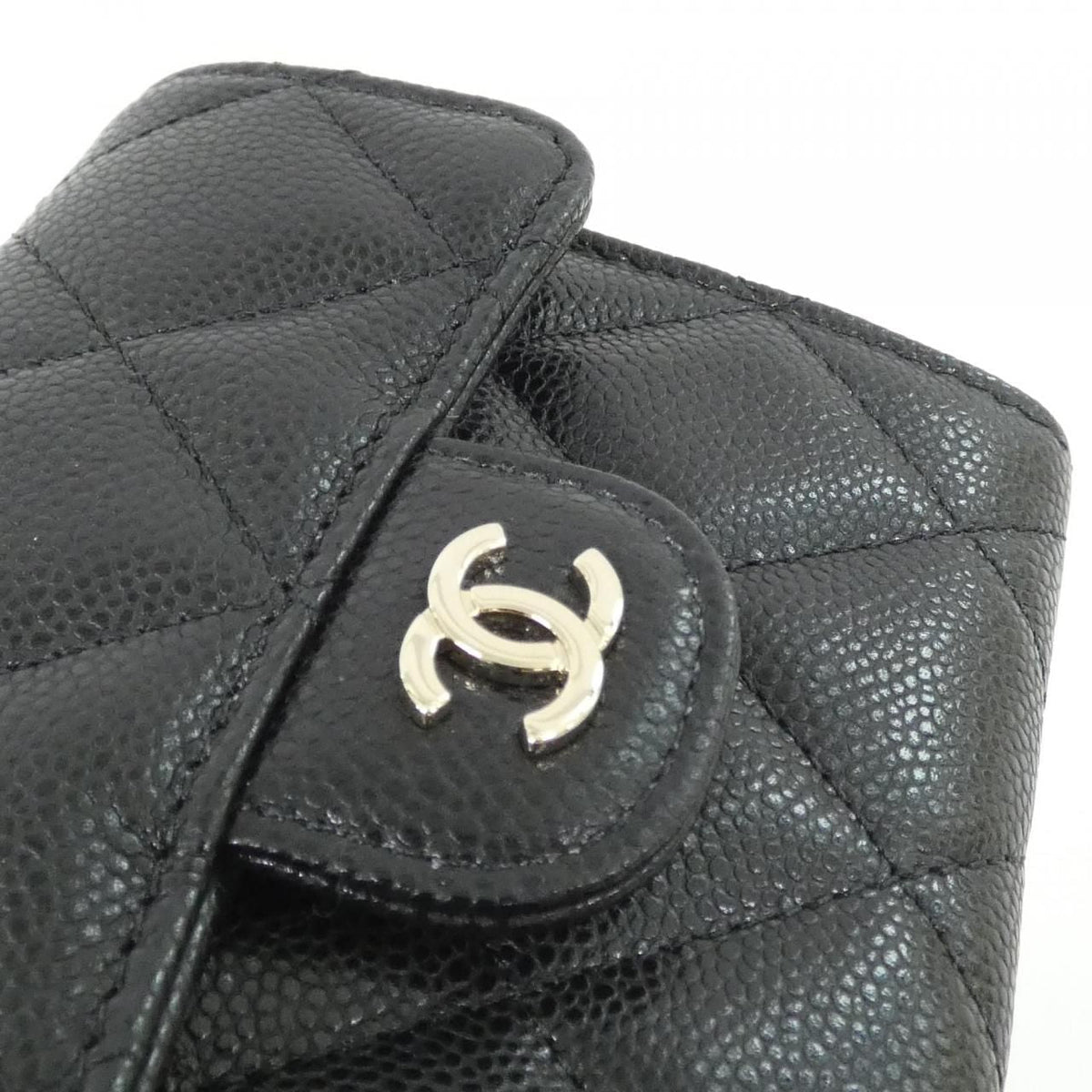 Chanel Timeless Classic Caviar Skin Card Case