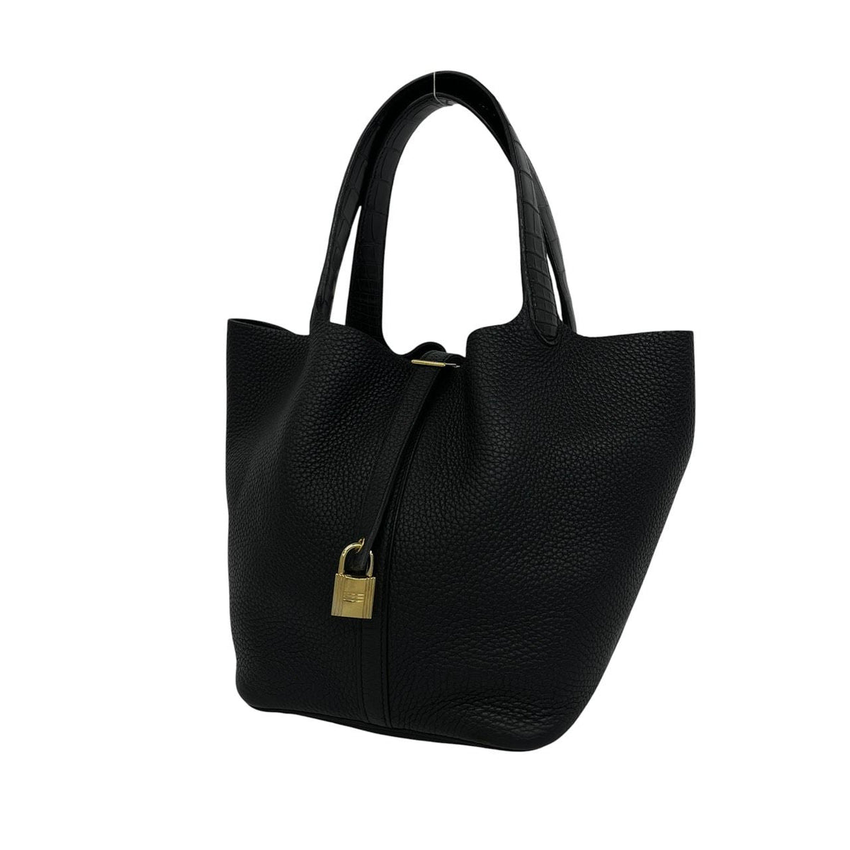 Hermes Picotin Lock Touch22 Taurillon Clemence Alligator Handbag