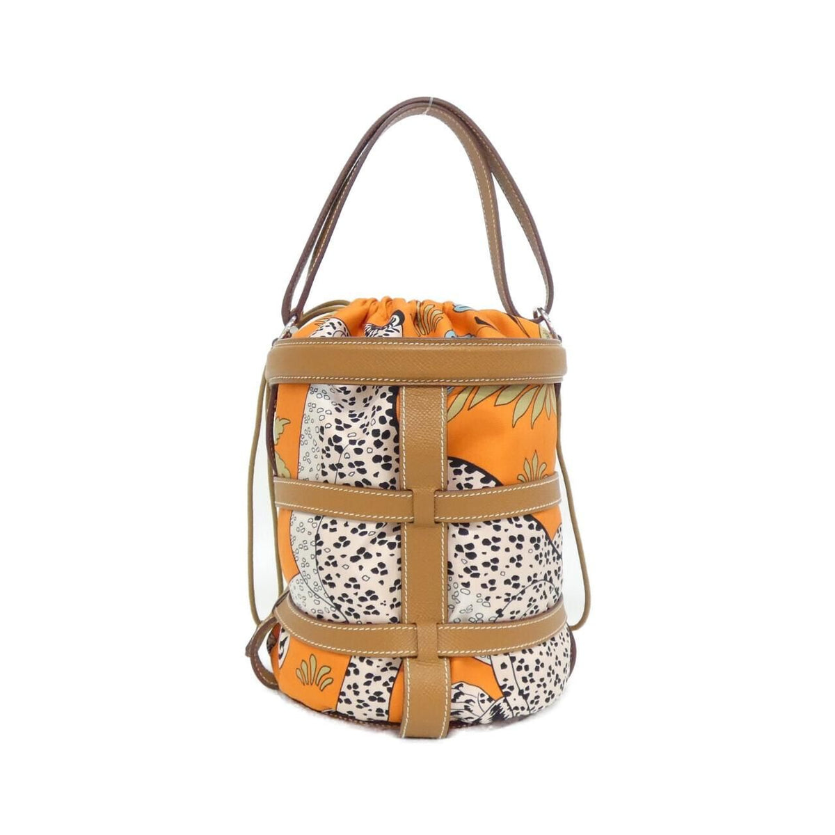 Hermes LEOPARDS Musardine Epsom Silk Shoulder Bag