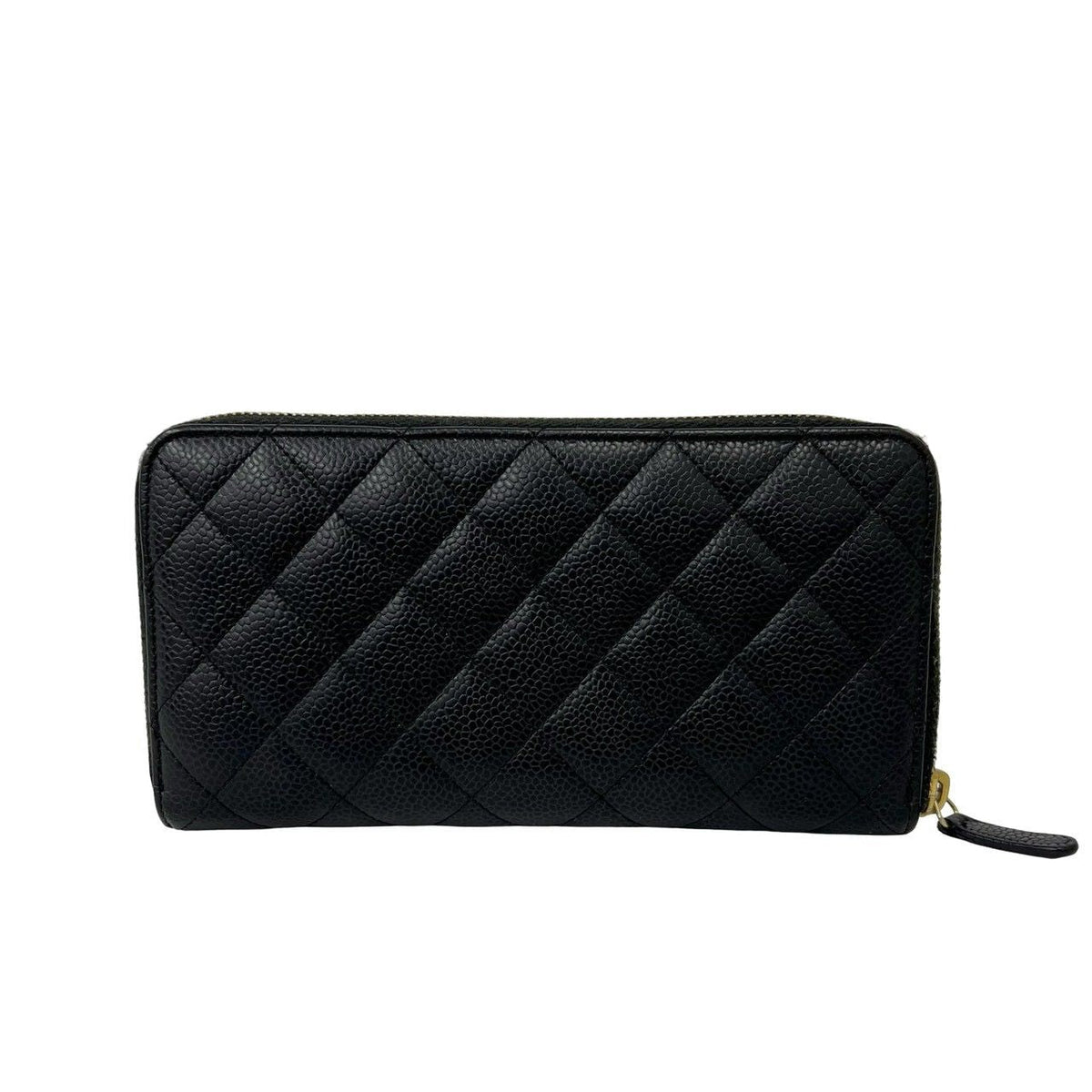 Chanel Matelasse Caviar Leather Long Wallet
