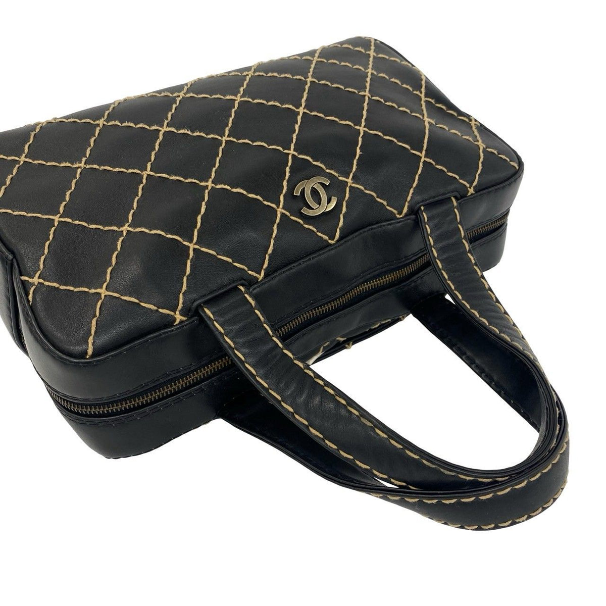 CHANEL Wild Stitch Lambskin Handbag
