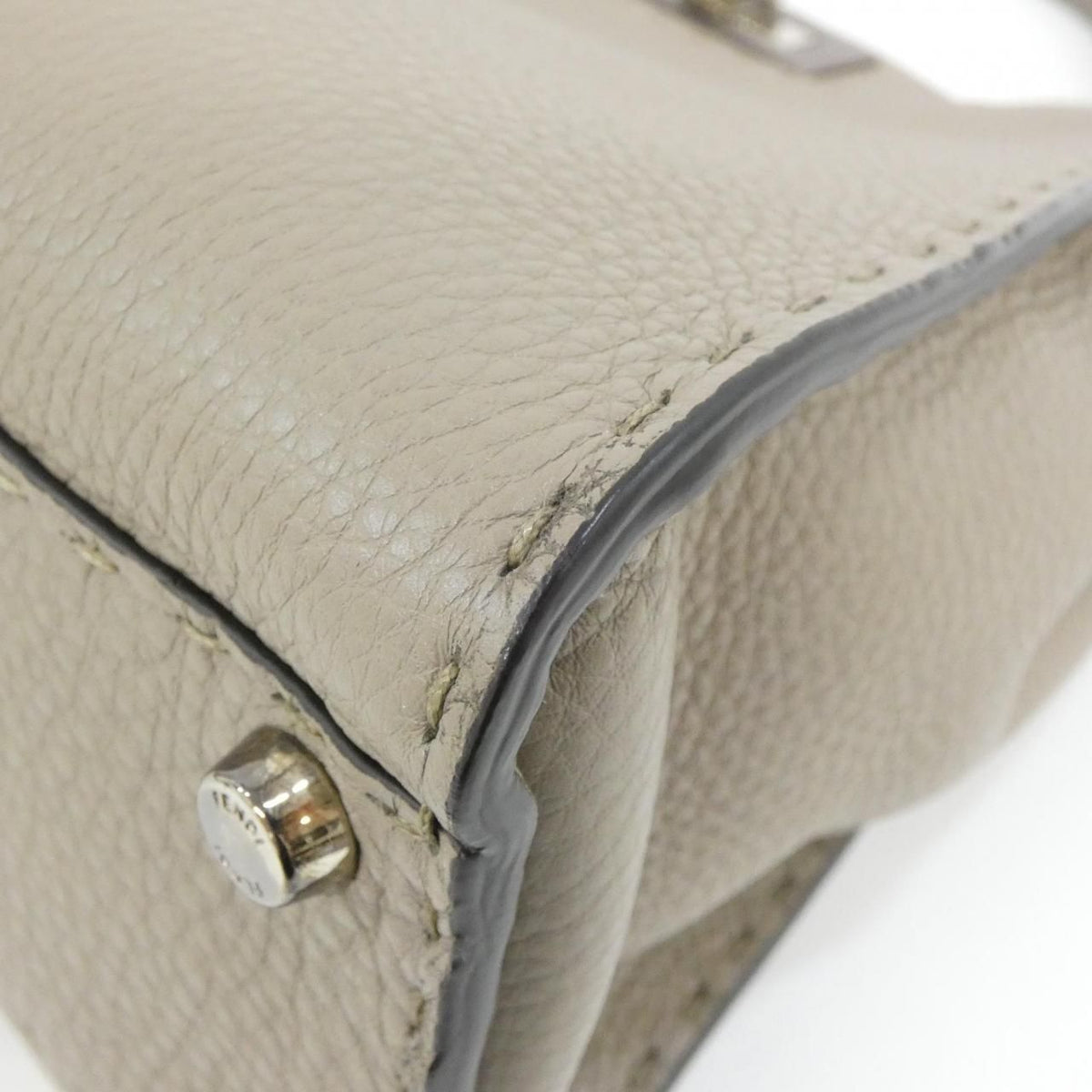 Fendi Selleria Peekaboo Calf Leather Bag