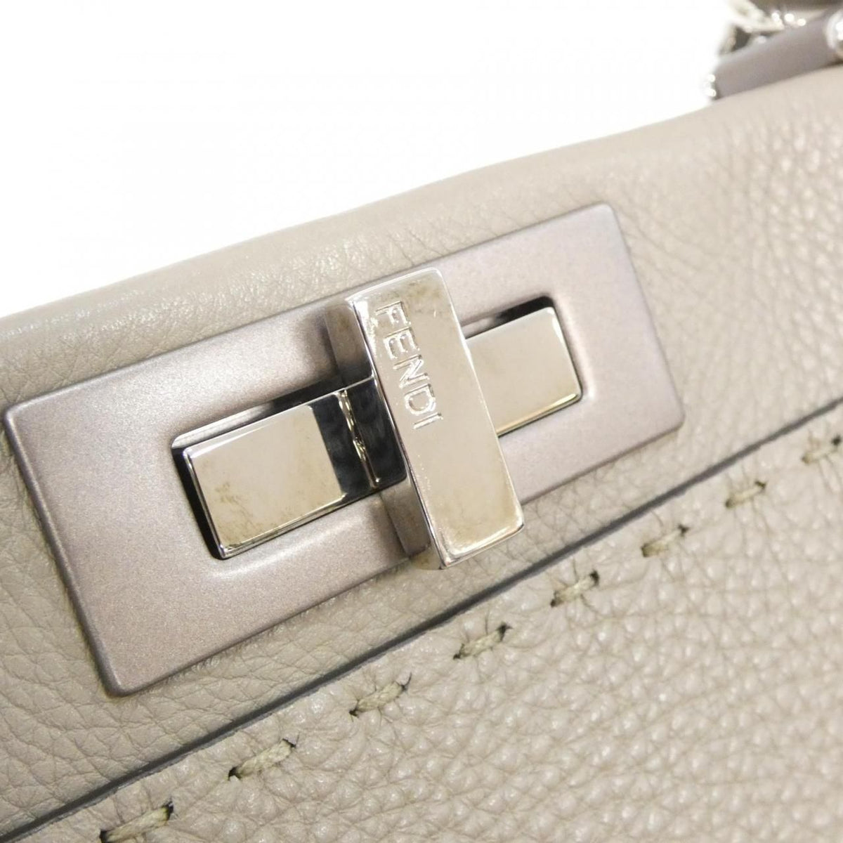Fendi Selleria Peekaboo Calf Leather Bag