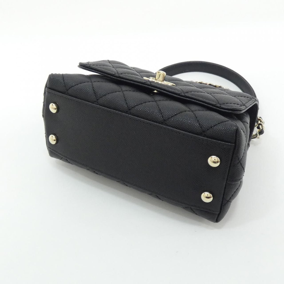 Chanel Coco Handle Grained Calfskin 2way Bag