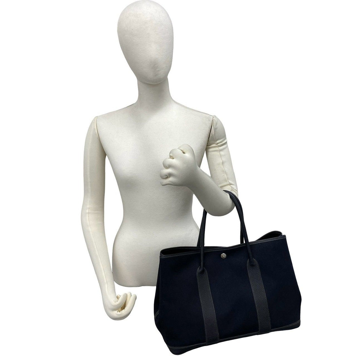 Hermes Garden Party PM Toile Officier Buffles Handbag
