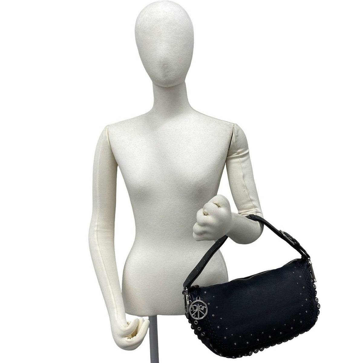 Christian Dior Peace & Love Leather Shoulder Bag
