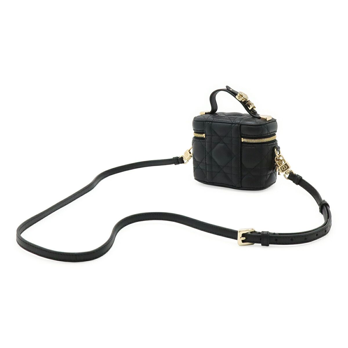 Christian Dior Lady Dior Leather 2way Mini Bag