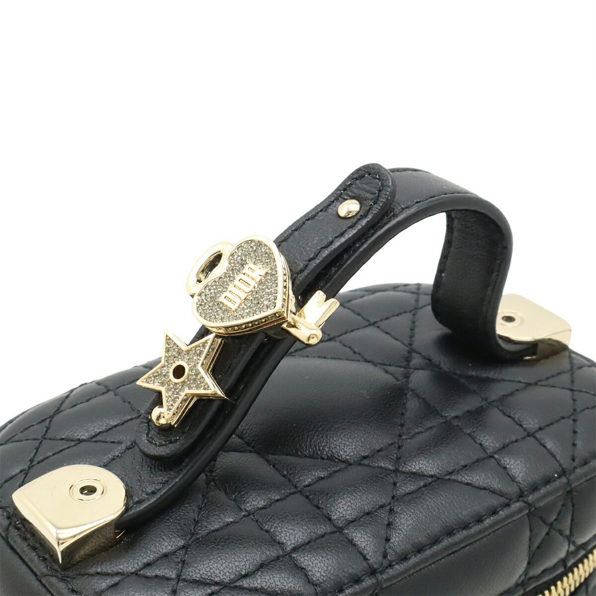 Christian Dior Lady Dior Leather 2way Mini Bag