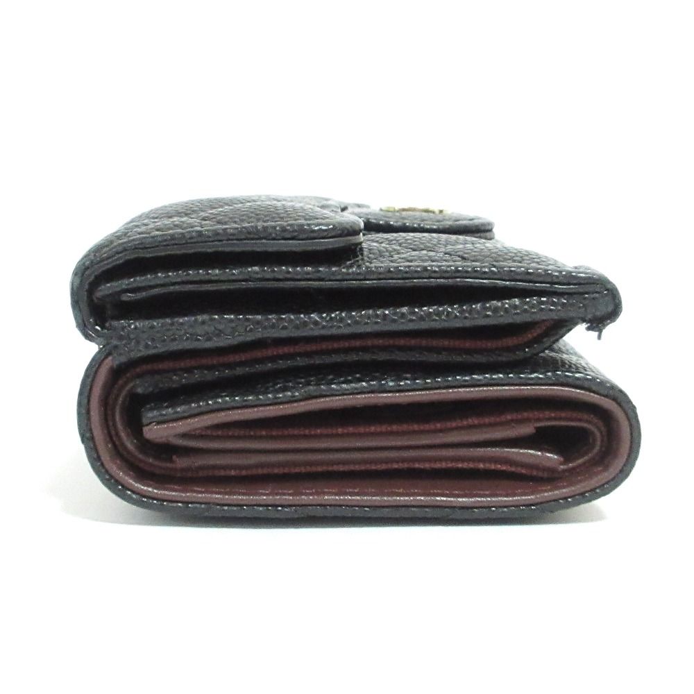 Chanel Caviar Skin Matelasse Classic Small Wallet