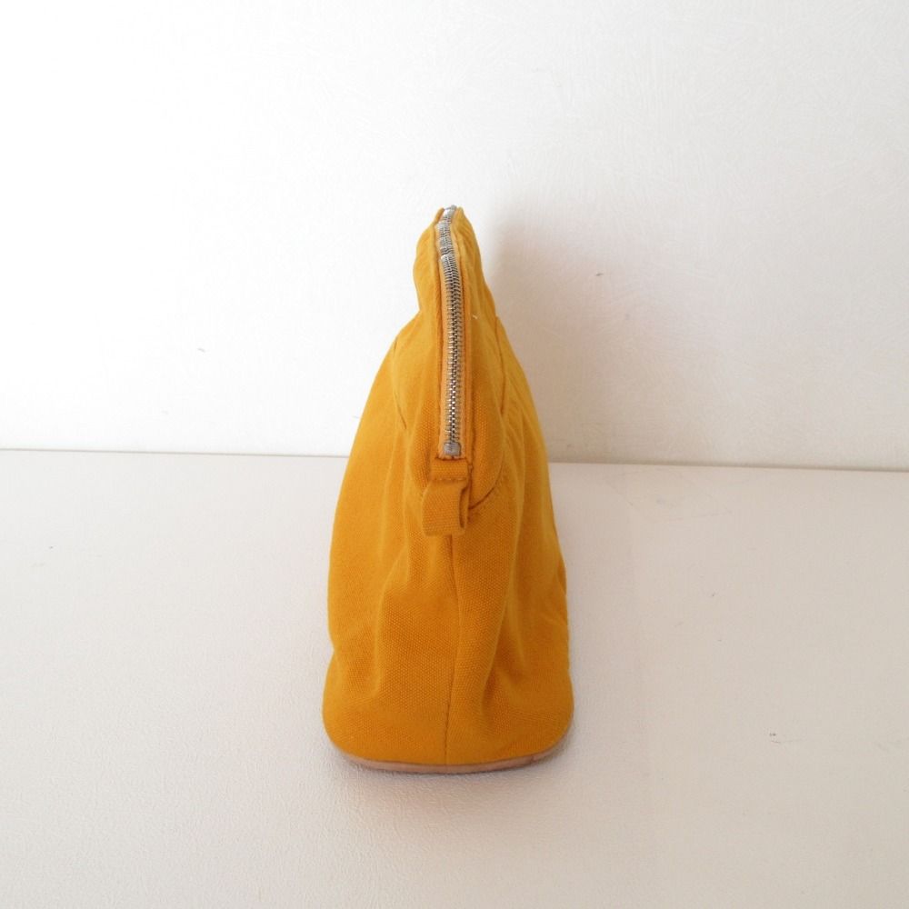 Hermes Bolide MM Cotton Canvas Pouch