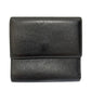 Chanel Coco Mark Leather Trifold Wallet