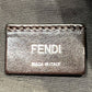 FENDI Leather Suede Tote Bag