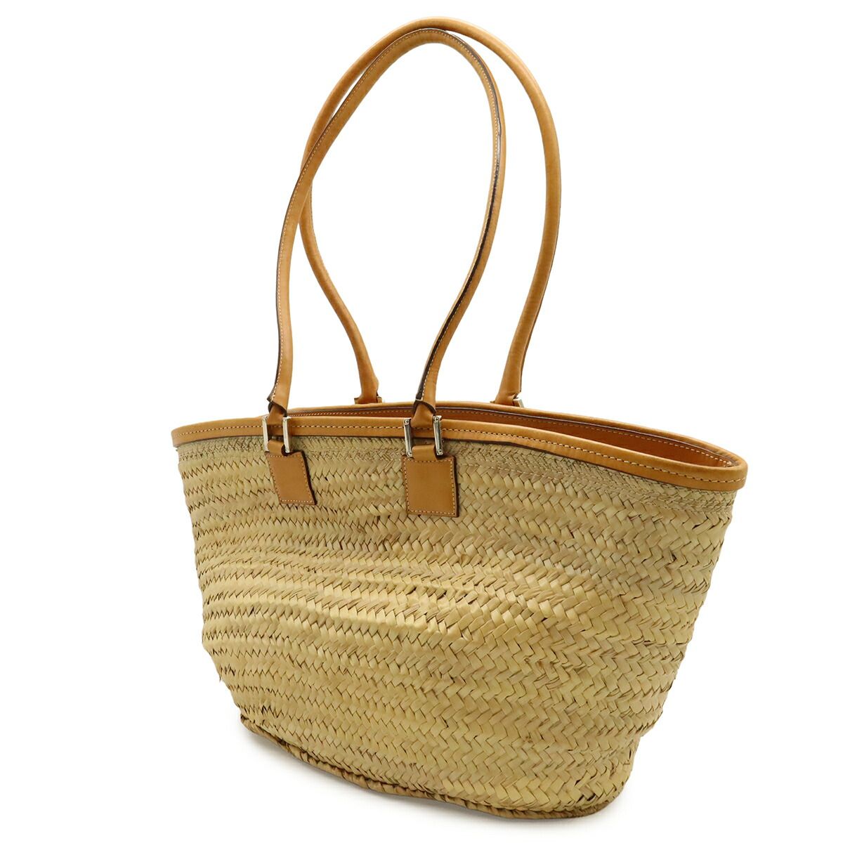 Loewe Anagram Raffia Tote Bag