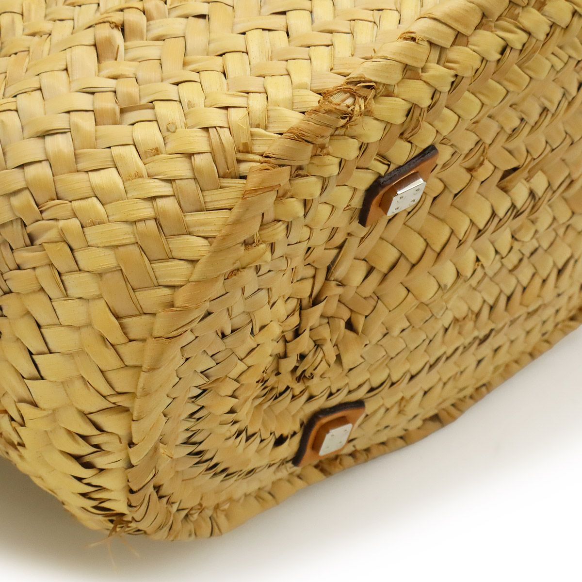 Loewe Anagram Raffia Tote Bag