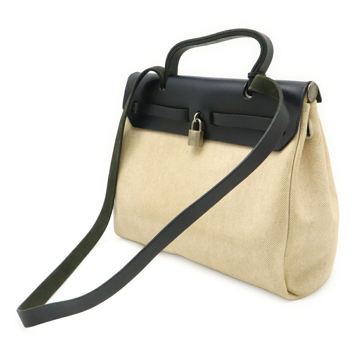 Hermes HerbagPM Toile H Toile Officer Leather 2way bag