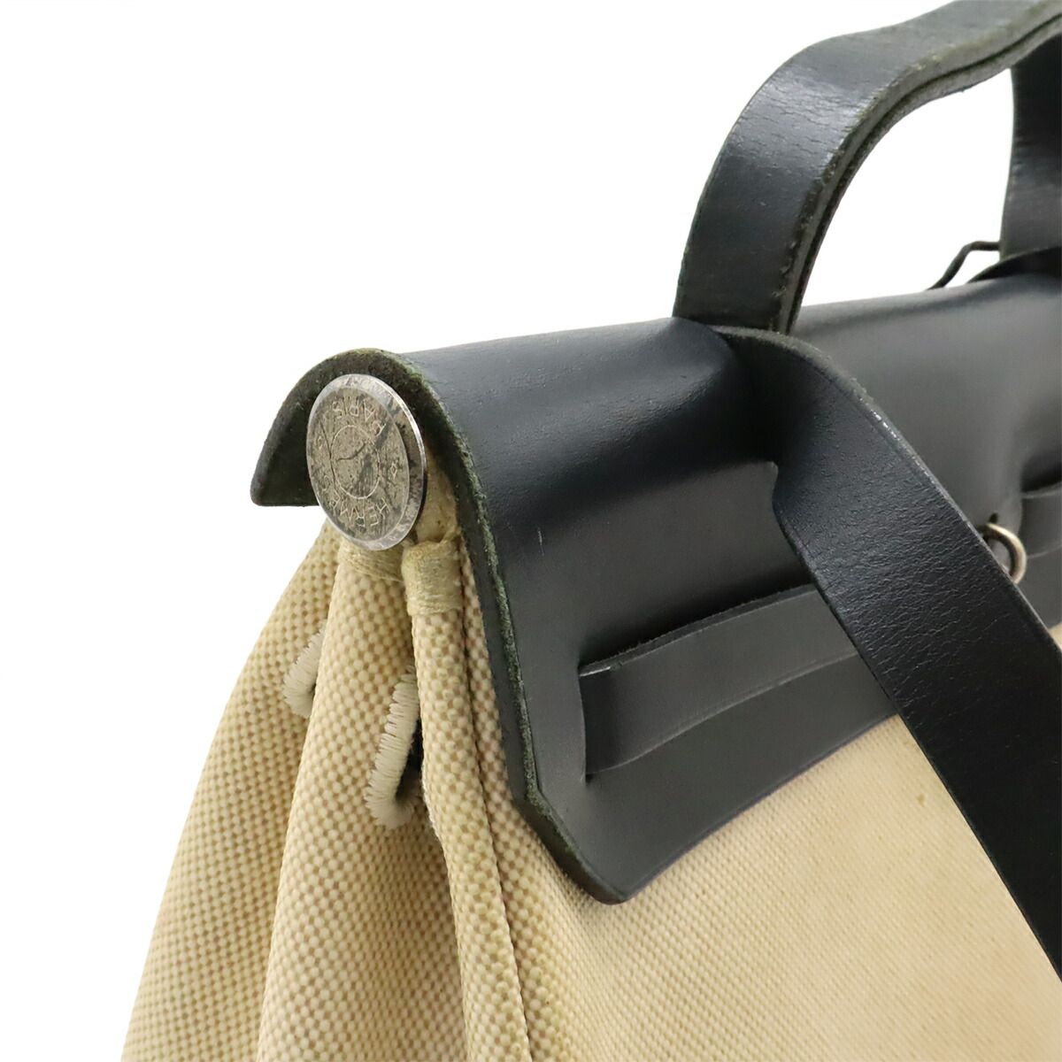 Hermes HerbagPM Toile H Toile Officer Leather 2way bag