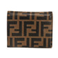 Fendi F Is Small Wallet Calf Leather Bifold Wallet