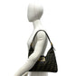Fendi Zucca Canvas Leather Shoulder Bag