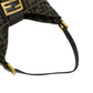 Fendi Zucca Canvas Leather Shoulder Bag