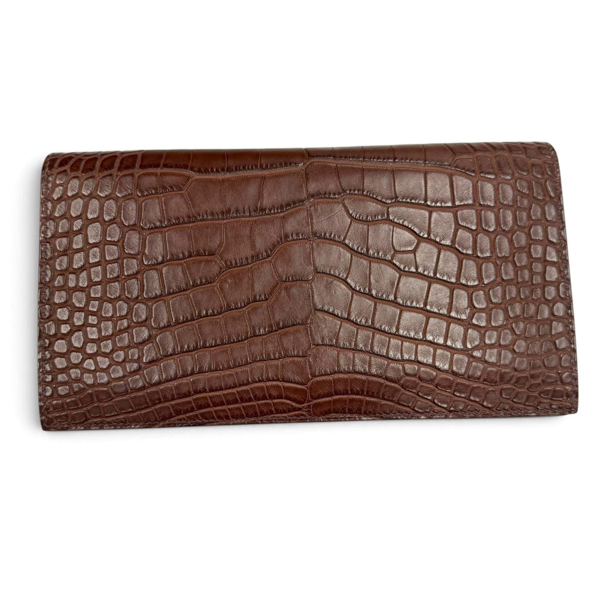 Hermes MC2 Fleming Alligator Mat Wallet