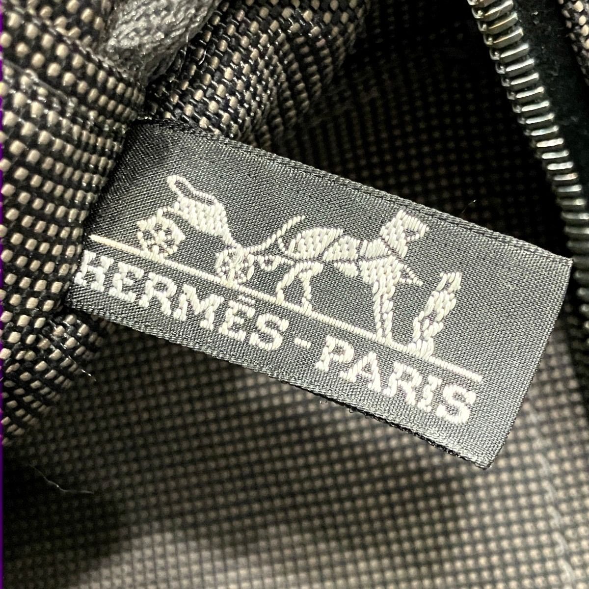 Hermes Herline Canvas Tote Bag