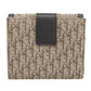 Christian Dior Canvas Leather Wallet
