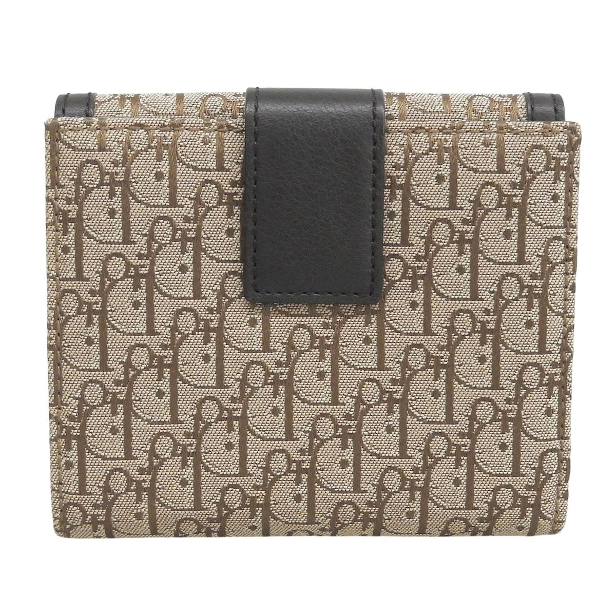 Christian Dior Canvas Leather Wallet