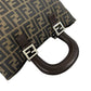 Fendi Zucca Canvas Leather Handbag