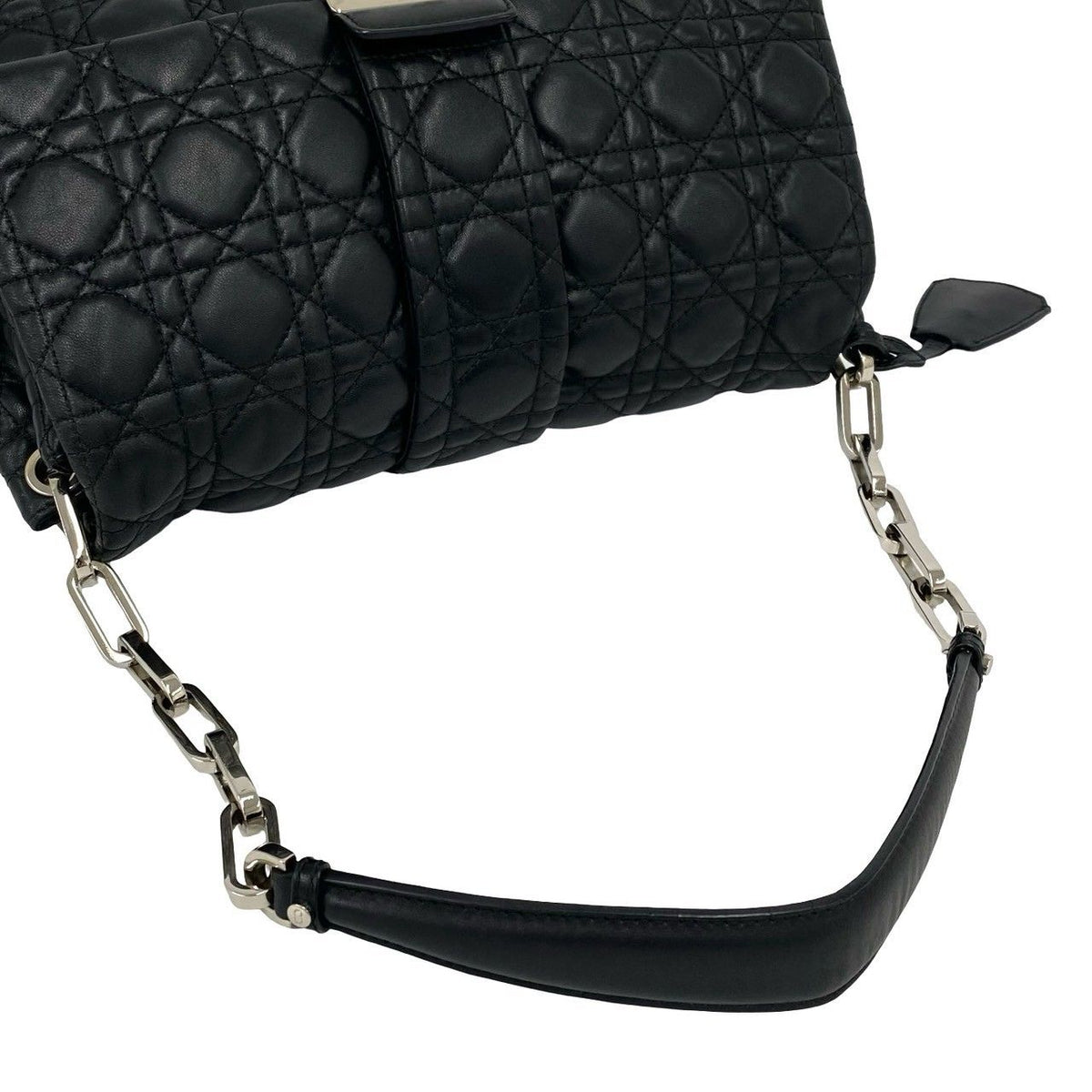 Christian Dior Cannage New Lock Lambskin 2way bag