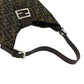 Fendi Zucca Canvas Leather Shoulder Bag