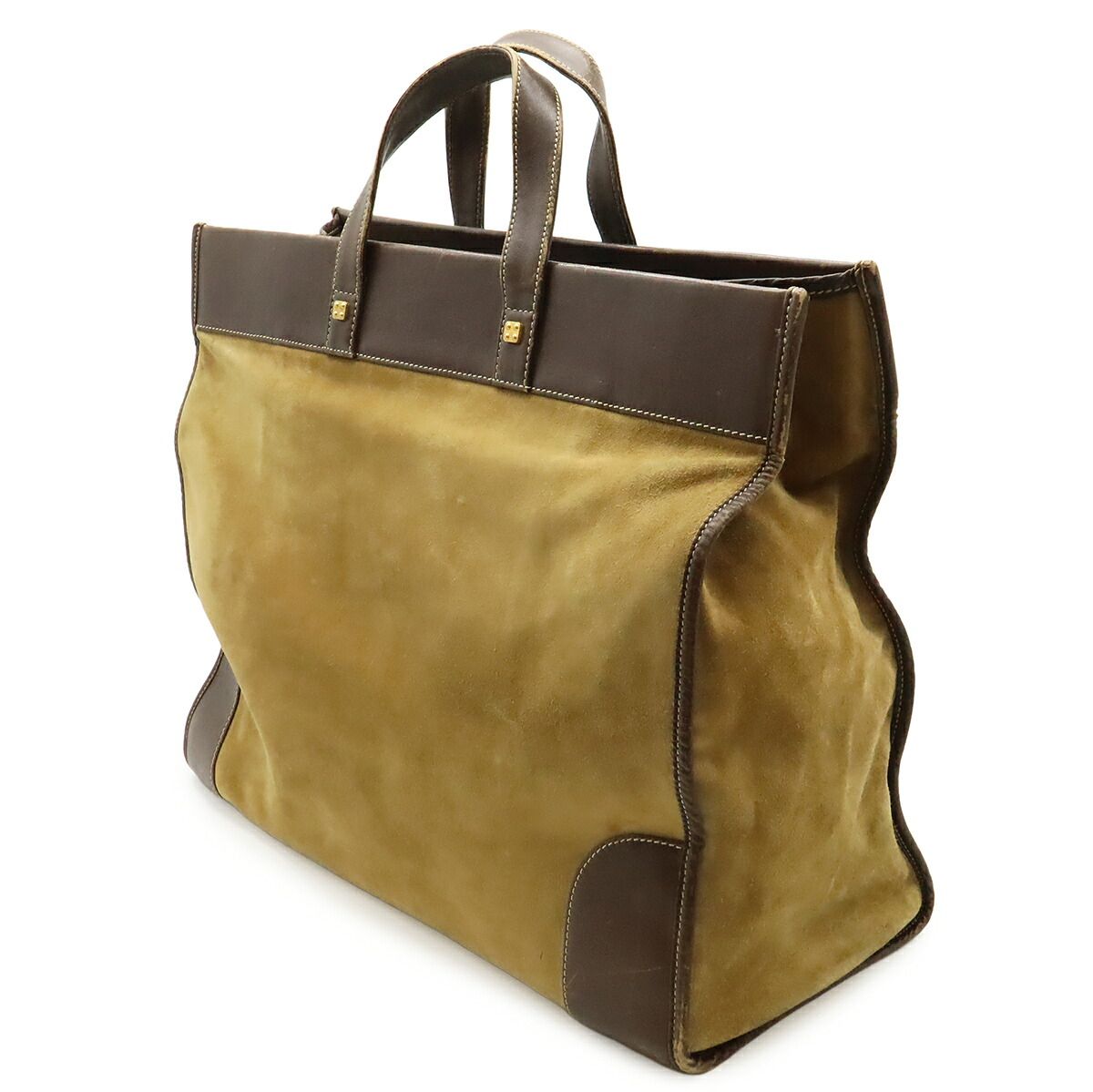 Loewe Anagram Suede Leather Tote Bag