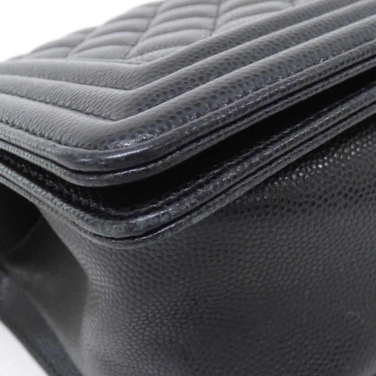 Chanel Boy Chanel Grained Calf Shoulder Bag