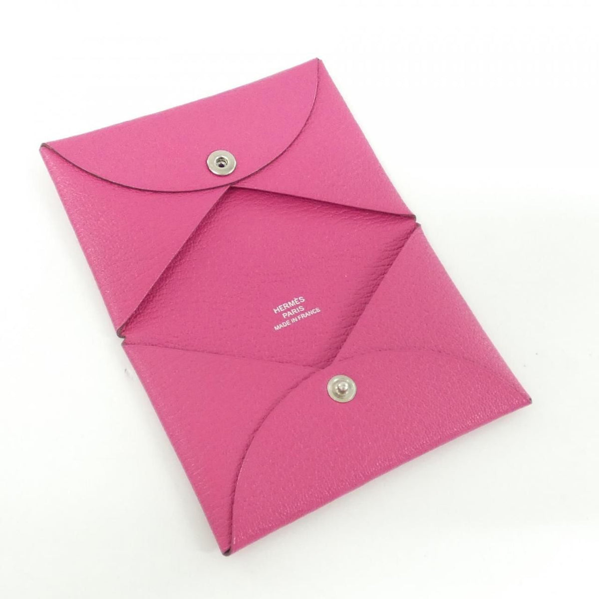 Hermes Calvi Chevre Card Case