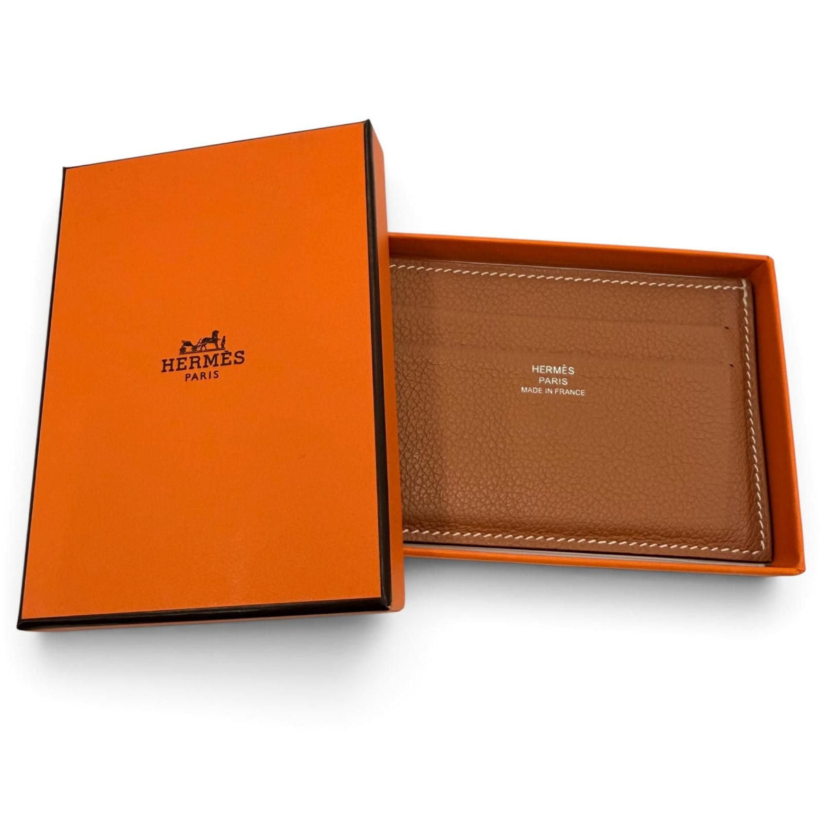 Hermes Citizen Twill Evercolor Leather Card Case